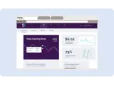SimTutor Author administrative dashboard with various charts
