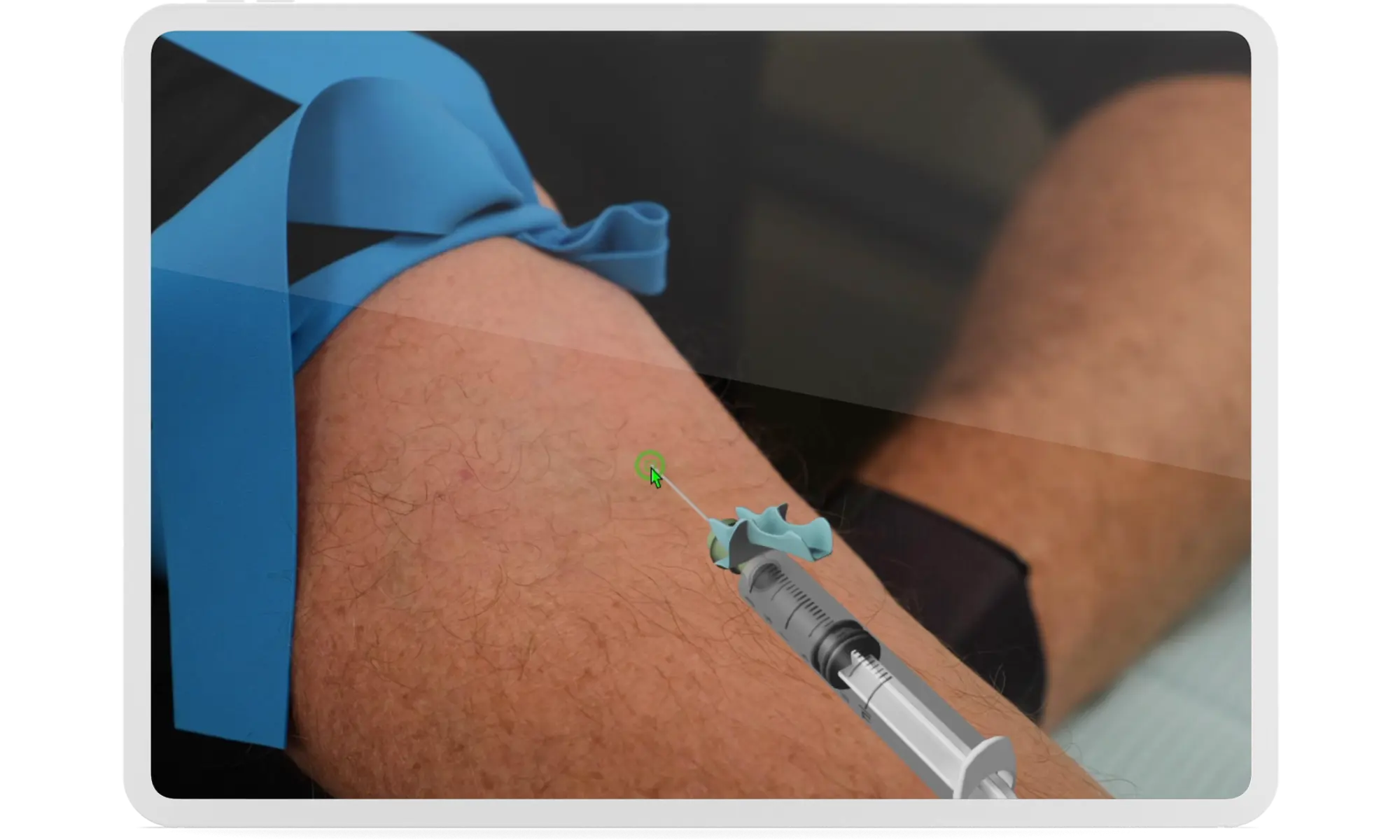 A SIMTICS simulation asking the user to choose correct placement