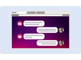 Text-based AI conversation