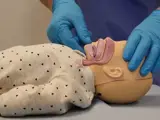 Infant mannequin for CPR