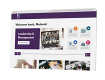 A SimTutor Author dashboard showing trainings for companies